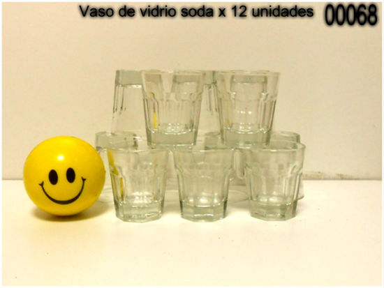 Imagen de VASO DE SODA VIDRIO 5 X 4.5 CM DIAM 4.25